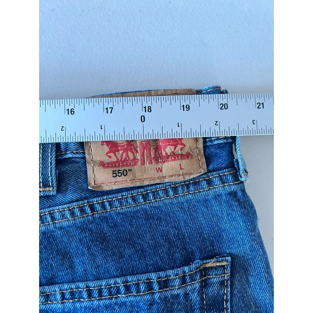 Levi's 550 NEW Relaxed Fit 40x36 Big & Tall Straight Blue Jeans
